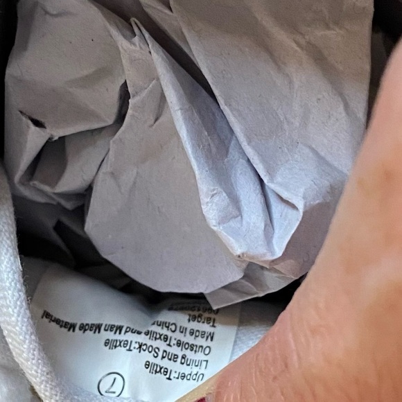 𝅺new American Threads Retro White Canvas Tennis Shoes Sneakers Preppy - Picture 6 of 7